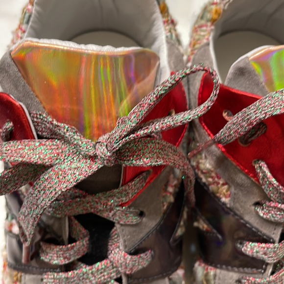 Brand New RARE Elena Iachi Platform Hidden Wedge Sneakers - Picture 5 of 9